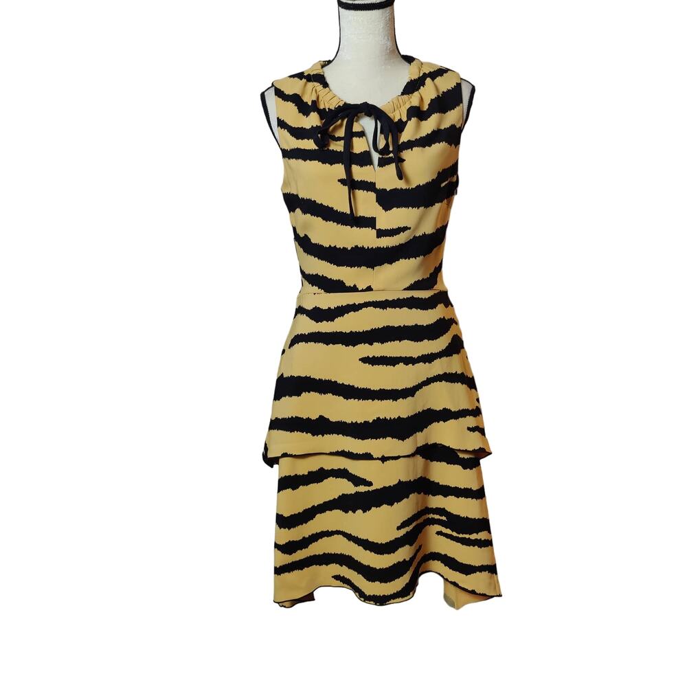 Proenza Schouler Women's Sz 4 Tiger Print Dress